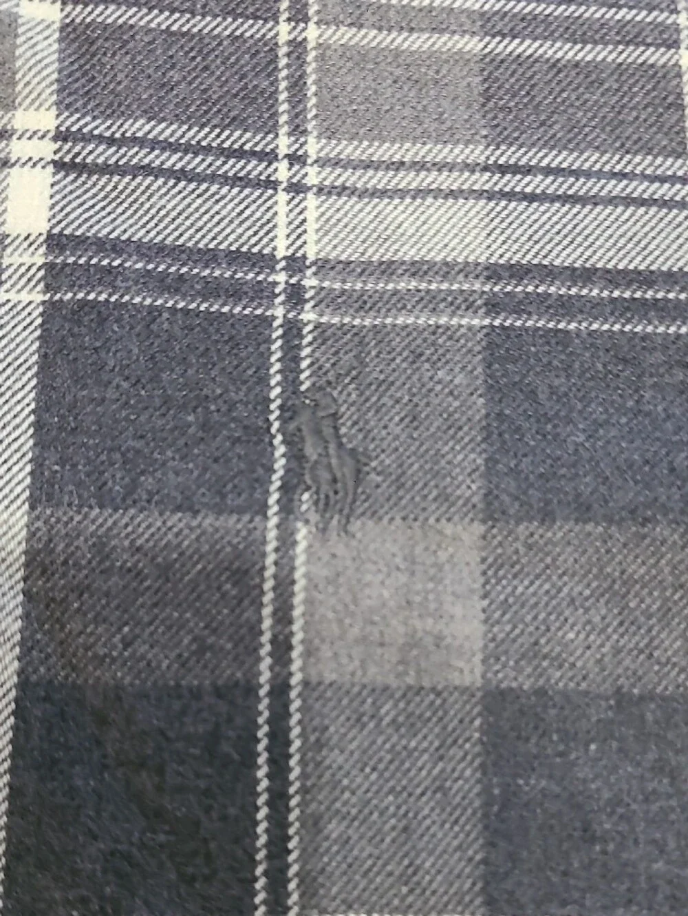 Polo by Ralph Lauren Gray Plaid Button-Down Shirt